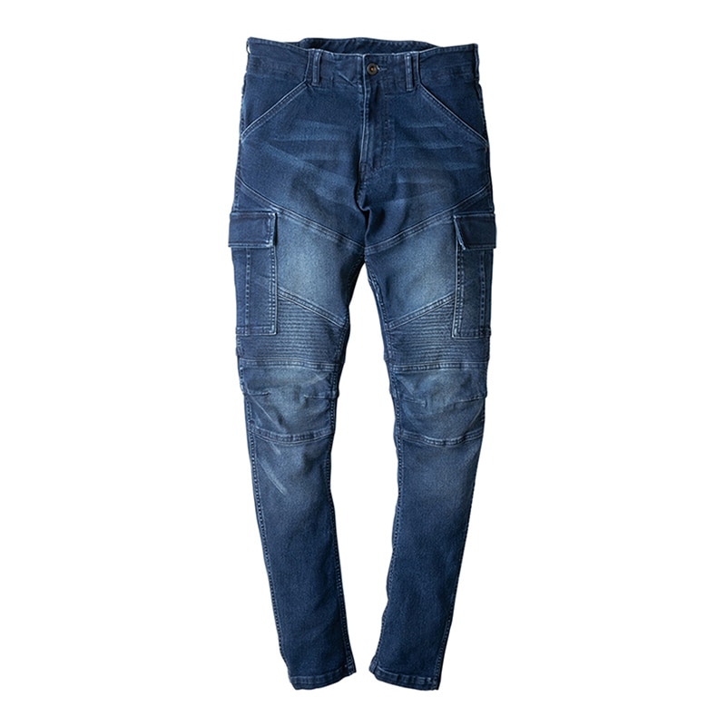 コーコス信岡 デニムカーゴパンツ G-4005 インディゴ LL 1枚（ご注文単位1枚）【直送品】