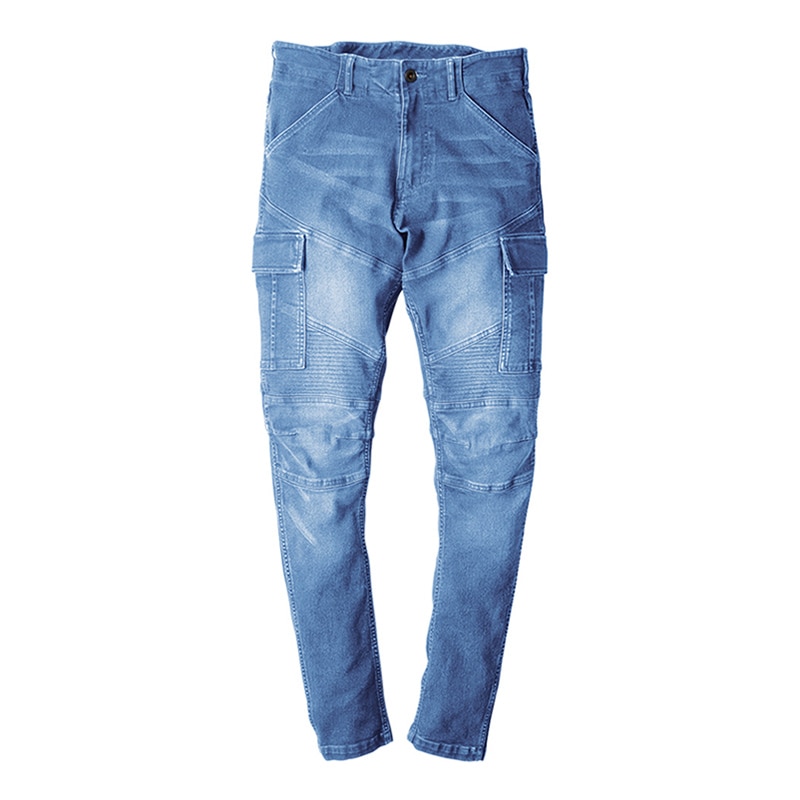 コーコス信岡 デニムカーゴパンツ G-4005 ライトインディゴ SS 1枚（ご注文単位1枚）【直送品】