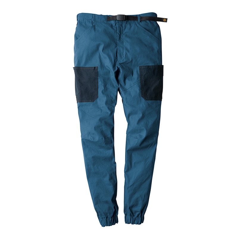 コーコス信岡 ストレッチジョガーカーゴパンツ G-5105 コバルト×ネイビー 4L 1枚（ご注文単位1枚）【直送品】