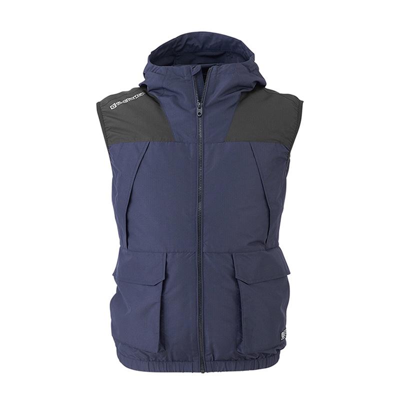 コーコス信岡 G-GAIA ボルトクールベスト G-1919 ネイビー M 1枚（ご注文単位1枚）【直送品】