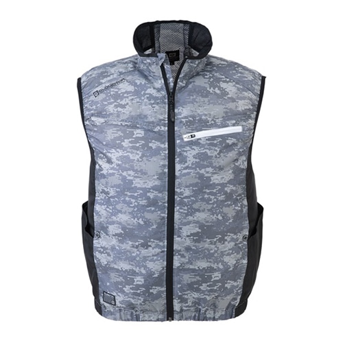 コーコス信岡 ボルトクール LITE ベスト GL-4009 デジシルバー 4L 1枚（ご注文単位1枚）【直送品】