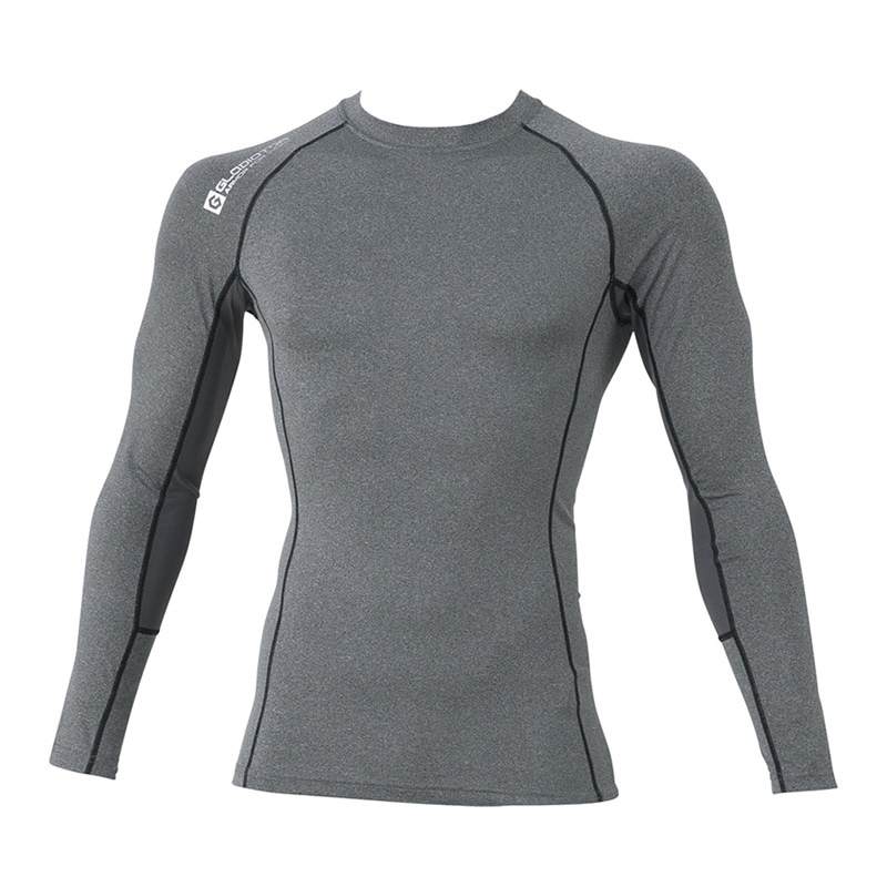 コーコス信岡 HYBRID パワーサポート長袖 G-1118 モクグレー 4L 1枚（ご注文単位1枚）【直送品】