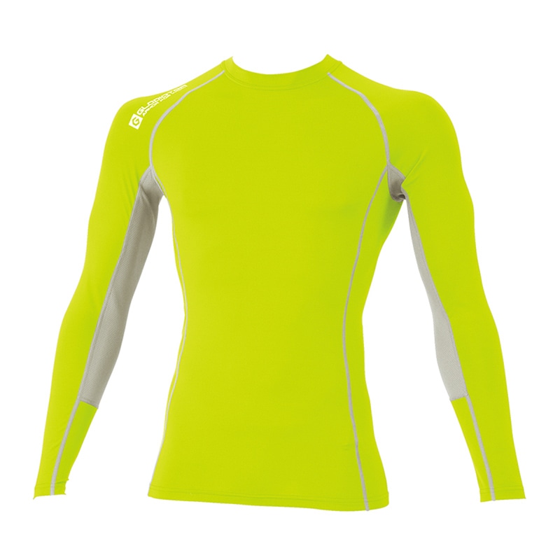 コーコス信岡 HYBRID パワーサポート長袖 G-1118 イエロー LL 1枚（ご注文単位1枚）【直送品】