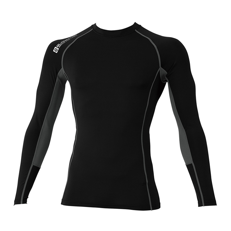 コーコス信岡 HYBRID パワーサポート長袖 G-1118 ブラック LL 1枚（ご注文単位1枚）【直送品】