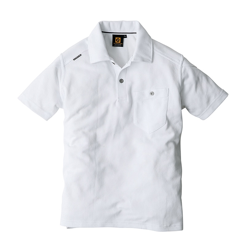 コーコス信岡 半袖ポロシャツ G-9117 モクグレー SS 1枚（ご注文単位1枚）【直送品】