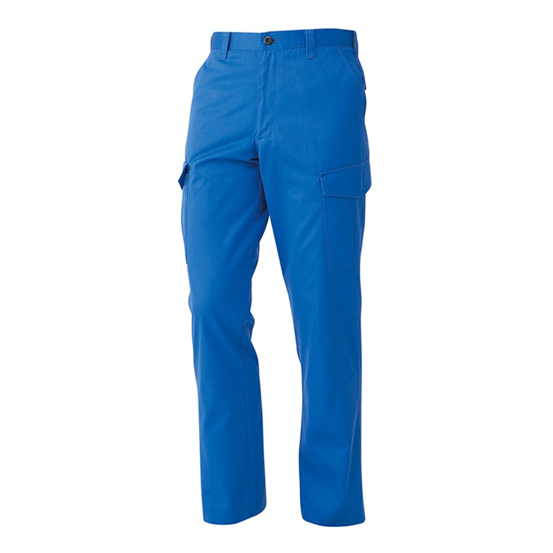 コーコス信岡 ノータックカーゴパンツ 春夏対応 A-4075 スカイブルー 82cm 1枚（ご注文単位1枚）【直送品】