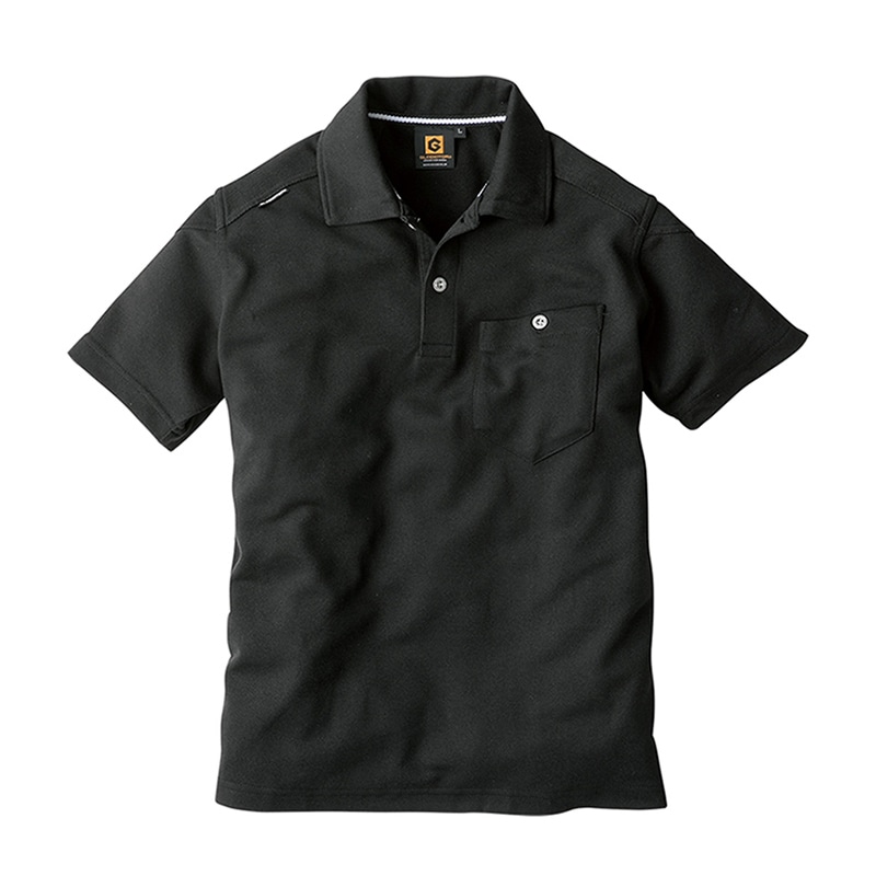 コーコス信岡 半袖ポロシャツ G-9117 ネイビー M 1枚（ご注文単位1枚）【直送品】