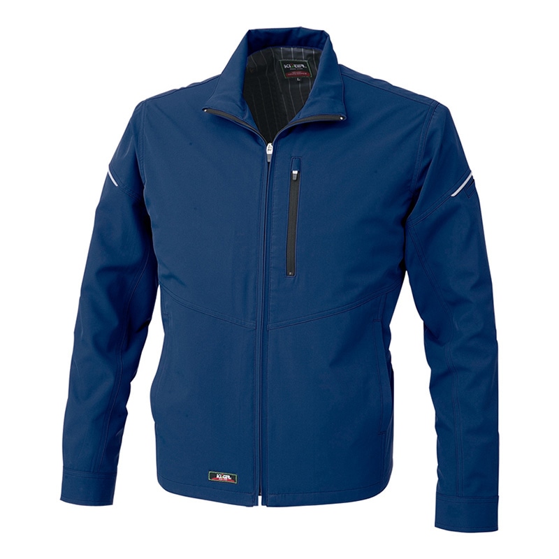 コーコス信岡 ストレッチツイルジャケット K-2320 ネイビー SS 1枚（ご注文単位1枚）【直送品】