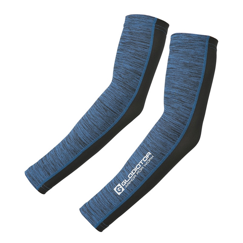 コーコス信岡 クールパワーサポートアームカバー G-51036 ブルー L 1個（ご注文単位1個）【直送品】