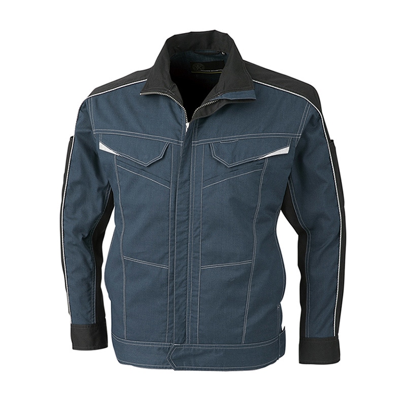 コーコス信岡 消臭・ストレッチ 長袖ブルゾン A-2071 インディゴ LL 1枚（ご注文単位1枚）【直送品】