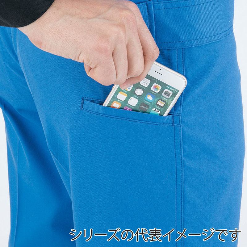 コーコス信岡 消臭・ストレッチ ノータックスラックス A-2173 ブラック 95cm 1枚（ご注文単位1枚）【直送品】