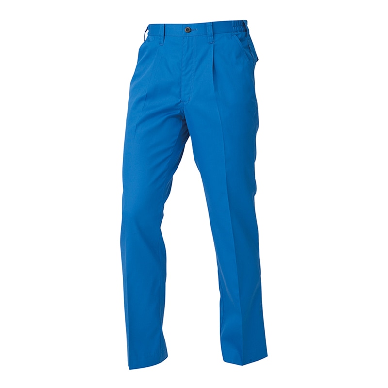 コーコス信岡 ワンタックスラックス 脇ゴム 春夏対応 A-4074 スカイブルー 3L 1枚（ご注文単位1枚）【直送品】