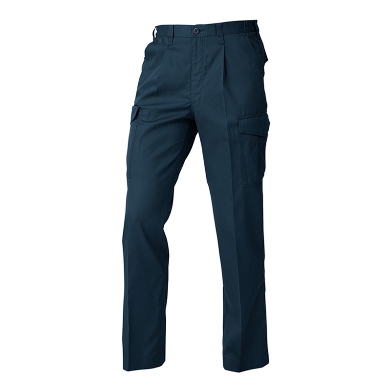 コーコス信岡 ワンタックカーゴパンツ 脇ゴム 春夏対応 A-4076 ネイビー SS 1枚（ご注文単位1枚）【直送品】