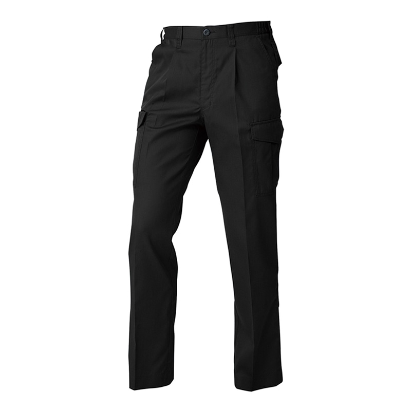 コーコス信岡 ワンタックカーゴパンツ 脇ゴム 春夏対応 A-4076 ブラック M 1枚（ご注文単位1枚）【直送品】