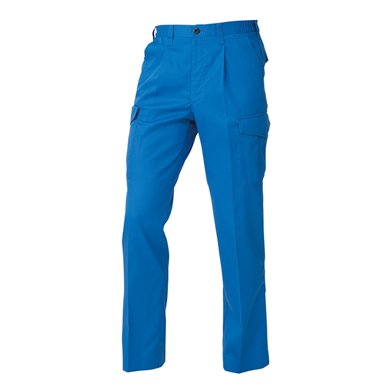 コーコス信岡 ワンタックカーゴパンツ 脇ゴム 秋冬対応 A-4176 スカイブルー M 1枚（ご注文単位1枚）【直送品】