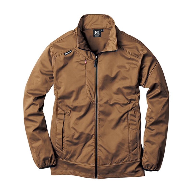 コーコス信岡 防風ストレッチジャケット G-2340 キャメル 3L 1枚（ご注文単位1枚）【直送品】