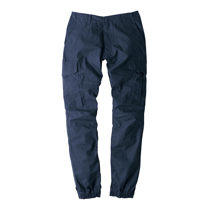 コーコス信岡 ミリタリー ストレッチジョガー カーゴパンツ G-6015 ネイビー 6L 1枚（ご注文単位1枚）【直送品】