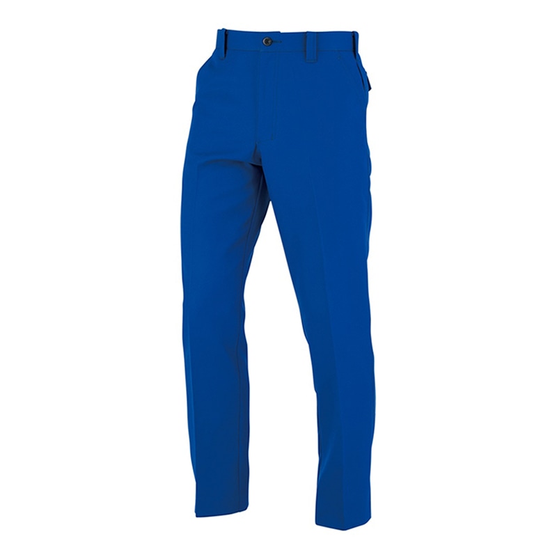 コーコス信岡 裏綿ノータックスラックス A-8173 ブルー 91cm 1枚（ご注文単位1枚）【直送品】