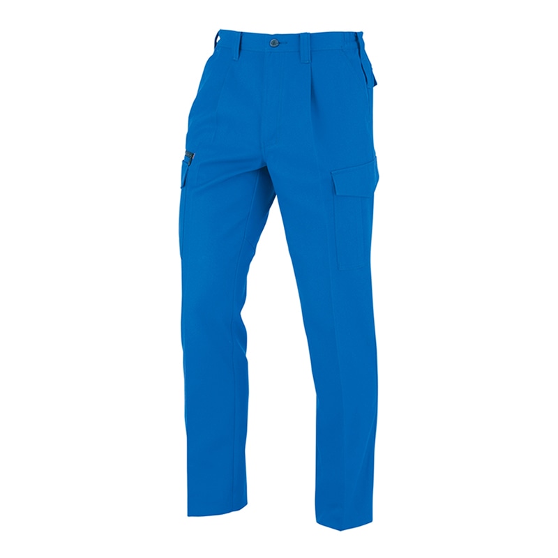 コーコス信岡 裏綿ワンタックカーゴパンツ A-8176 スカイブルー 3L 1枚（ご注文単位1枚）【直送品】