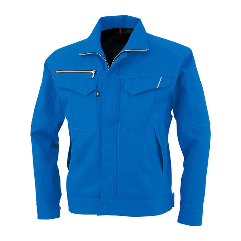 コーコス信岡 裏綿長袖ブルゾン A-8071 スカイブルー LL 1枚（ご注文単位1枚）【直送品】