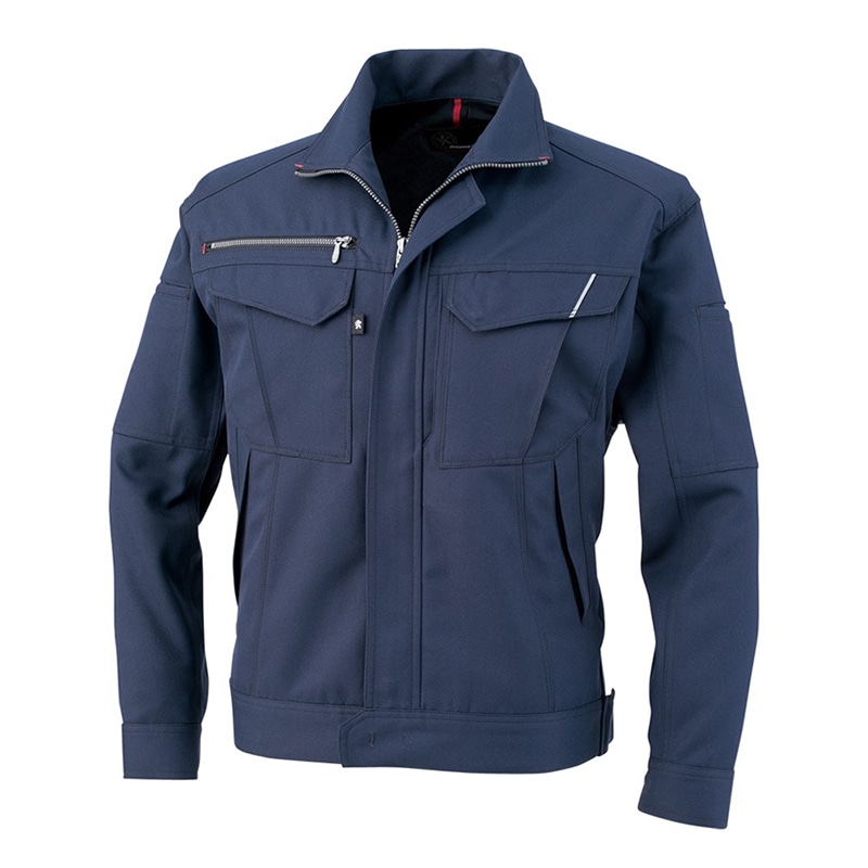 コーコス信岡 裏綿ブルゾン 秋冬対応 A-8170 ネイビー 6L 1枚（ご注文単位1枚）【直送品】