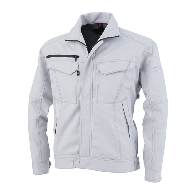 コーコス信岡 裏綿ブルゾン 秋冬対応 A-8170 シルバー 7L 1枚（ご注文単位1枚）【直送品】