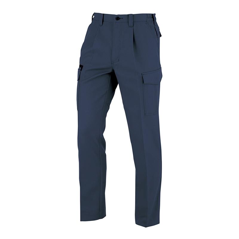 コーコス信岡 裏綿ワンタックカーゴパンツ A-8176 ネイビー 7L 1枚（ご注文単位1枚）【直送品】