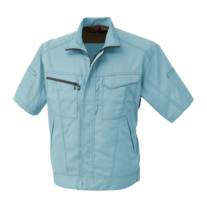 コーコス信岡 半袖ブルゾン A-4070 グリーン 6L 1枚（ご注文単位1枚）【直送品】