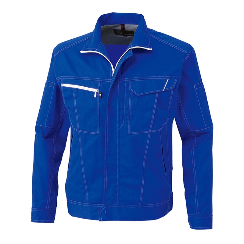 コーコス信岡 長袖ブルゾン A-4071 ブルー 7L 1枚（ご注文単位1枚）【直送品】