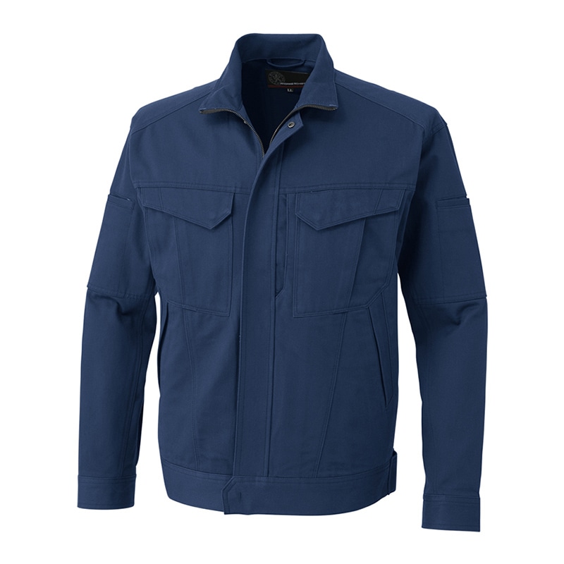 コーコス信岡 立体カット ブルゾン A-4670 ネイビー 7L 1枚（ご注文単位1枚）【直送品】