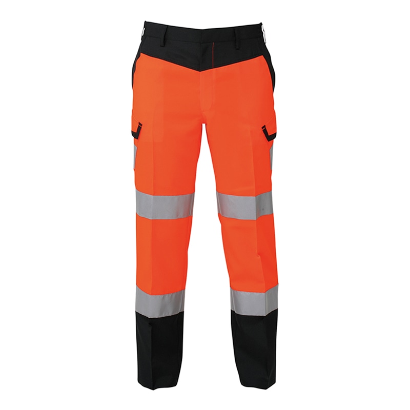 コーコス信岡 高視認性 安全サマーカーゴパンツ CS-2475 オレンジ 4L 1枚（ご注文単位1枚）【直送品】