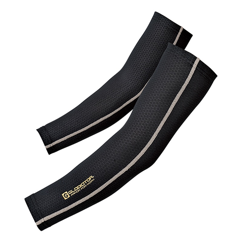 コーコス信岡 ニオイクリア 消臭アームカバー G-236 ハニカムブラックLL 1個（ご注文単位1個）【直送品】