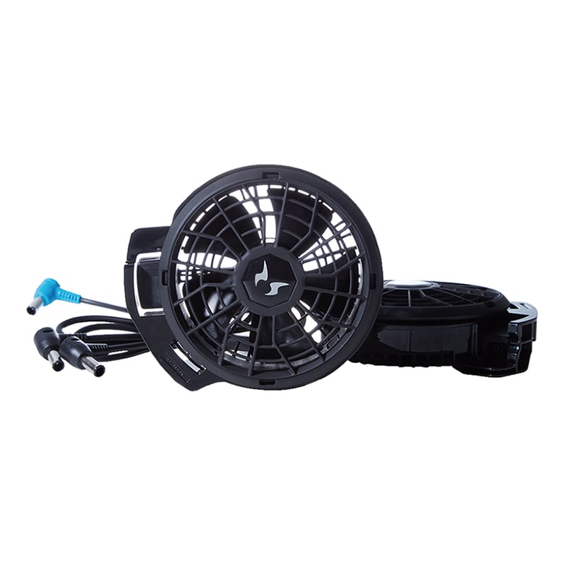 サンエス 空調風神服 フラットハイパワーファンセット RD9320PH 24V仕様 2023年モデル 1個（ご注文単位1個）【直送品】