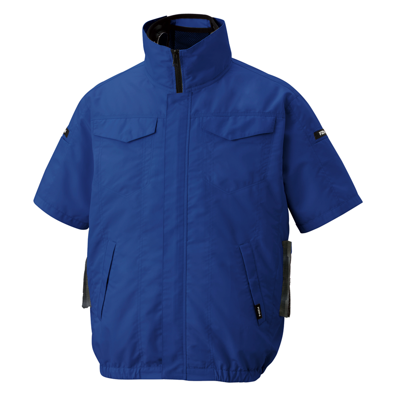 FZN 空調風神服 半袖ブルゾン ブルー 4L KF92620 1枚（ご注文単位1枚）【直送品】