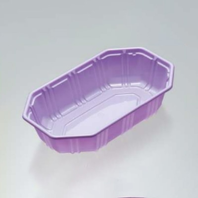 ウツミリサイクルシステムズ 野菜・果物容器 UA-2L ヴァイオレット 100枚/袋(ご注文単位10袋)【直送品】