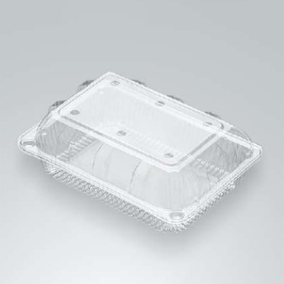 ウツミリサイクルシステムズ 野菜・果物用 嵌合容器 UF-10 100枚/袋(ご注文単位10袋)【直送品】