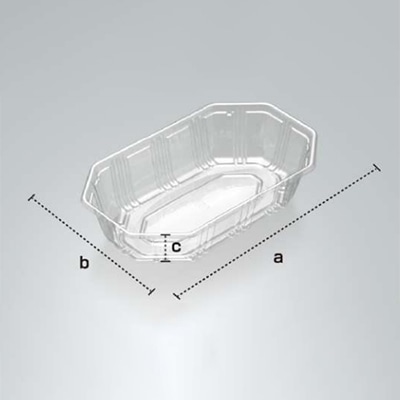 ウツミリサイクルシステムズ 野菜・果物容器 UA-2S 100枚/袋(ご注文単位12袋)【直送品】
