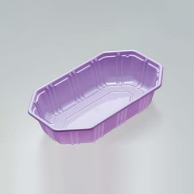 ウツミリサイクルシステムズ 野菜・果物容器 UA-2S ヴァイオレット 100枚/袋(ご注文単位12袋)【直送品】