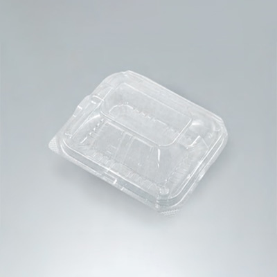 ウツミリサイクルシステムズ 野菜・果物用 嵌合容器 UFM-150R 100枚/袋(ご注文単位12袋)【直送品】