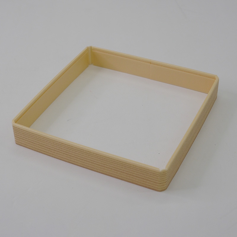 アクタ 弁当容器 ワン折 縁 65(30) 杉 50枚/袋(ご注文単位8袋)【直送品】