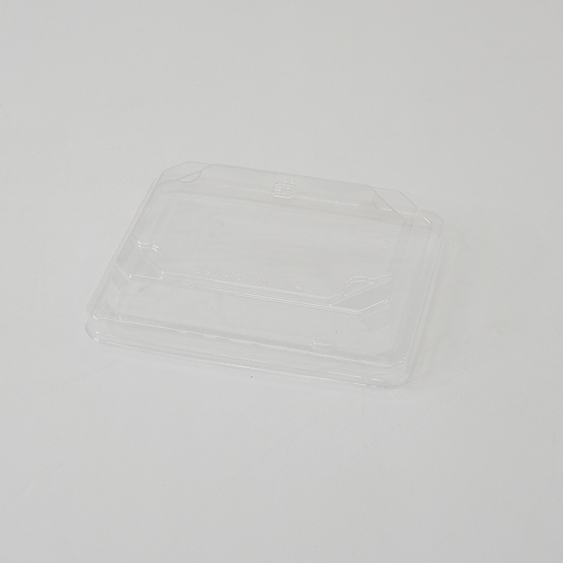 アクタ 弁当容器 ワン折 K高蓋 45×33 透明 50枚/袋(ご注文単位8袋)【直送品】