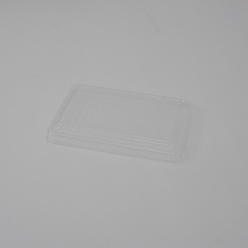 アクタ 弁当容器 ワン折 K蓋 52×37 透明 50枚/袋(ご注文単位8袋)【直送品】