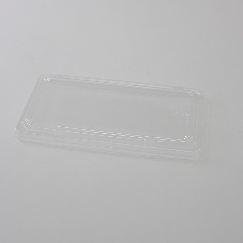 アクタ 弁当容器 ワン折 K5蓋 70×37 透明 50枚/袋(ご注文単位8袋)【直送品】