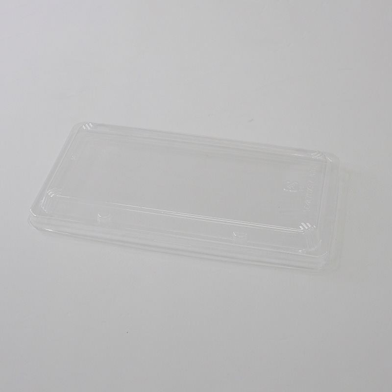 アクタ 弁当容器　ワン折　K10蓋 70×37-K10 透明 50枚/袋（ご注文単位8袋）【直送品】