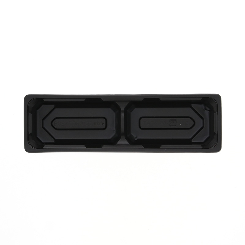 アクタ 弁当容器 ワン折ハード 底 67×20B 黒 50枚/袋(ご注文単位8袋)【直送品】