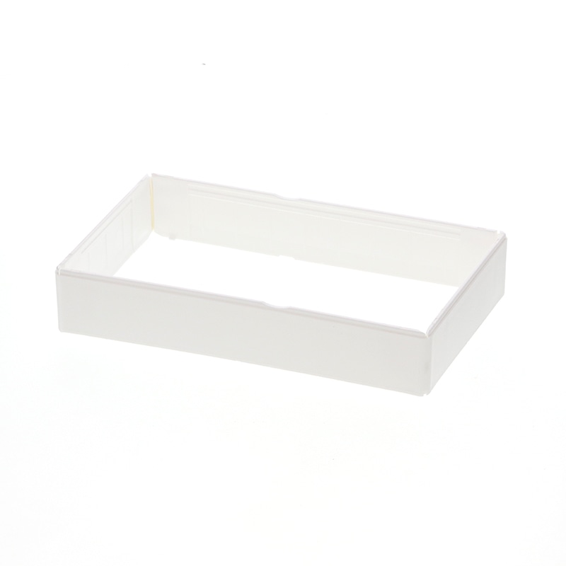 アクタ 弁当容器 ワン折ハード 縁 70×37 ホワイト 10枚/袋(ご注文単位20袋)【直送品】