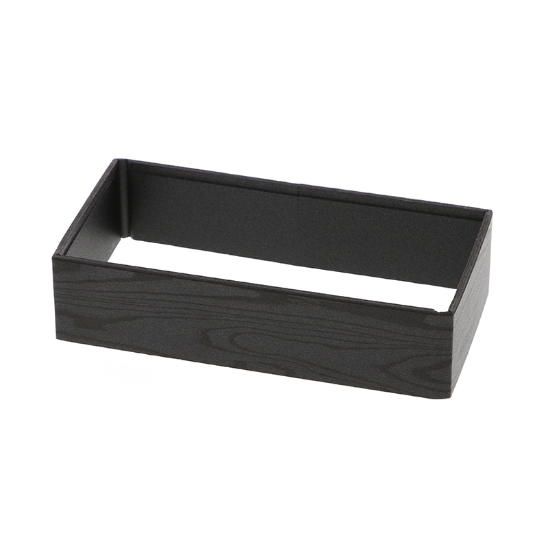 アクタ 弁当容器 ワン折重(フチ) 73×38(50) 黒焼杉 50枚/袋