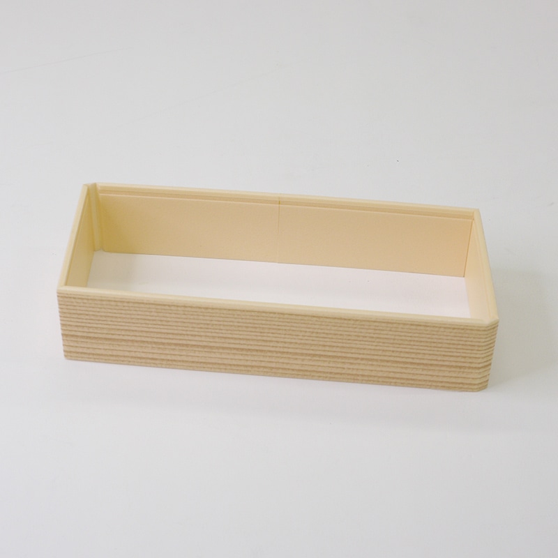 アクタ 弁当容器　ワン折重　縁 73×31（45） 杉 400枚/袋（ご注文単位1袋）【直送品】