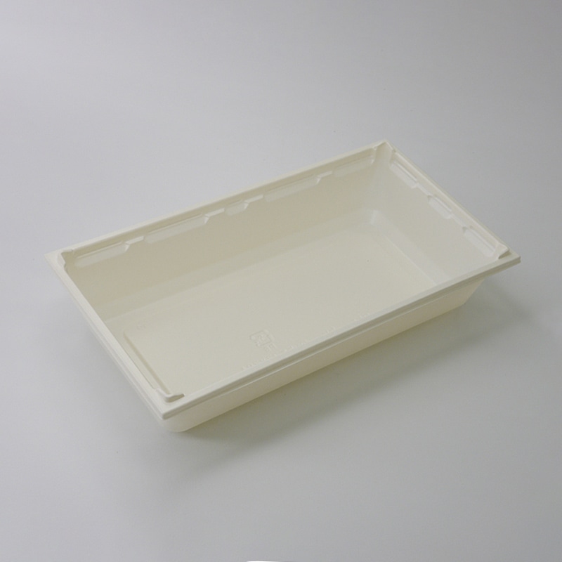 アクタ 弁当容器 ワン折重 底 73×38A CR 50枚/束（ご注文単位8束）【直送品】