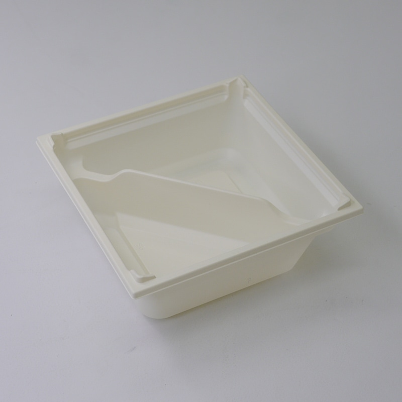 アクタ 弁当容器　ワン折重　底 41S CR 50枚/袋（ご注文単位8袋）【直送品】